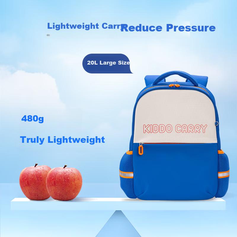 M&G Ultra-Light Spine Protection Primary School Backpack Large Capacity Lightweight Dual Shoulder Travel