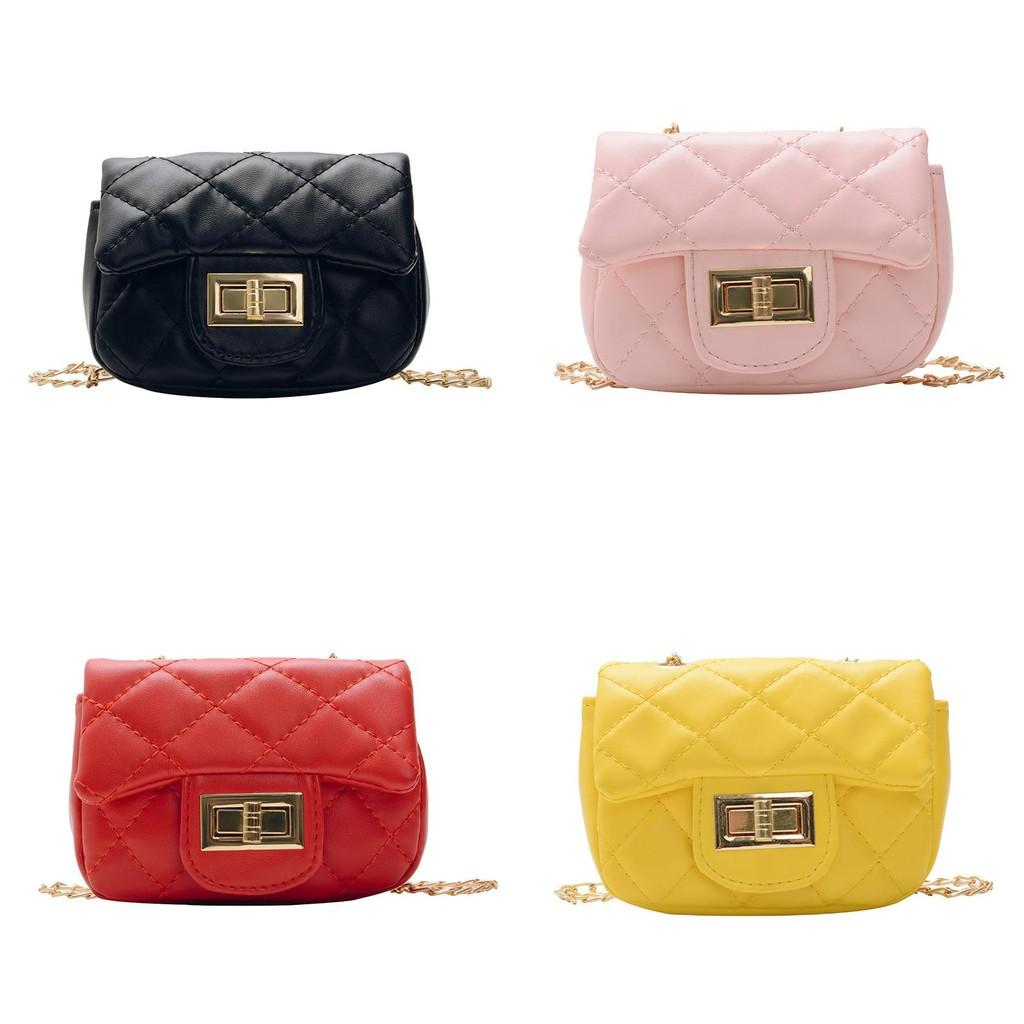 Childrens Fashion Girls Princess Crossbody Bag With Pu Leather And Chain Accessory For Daily Use
