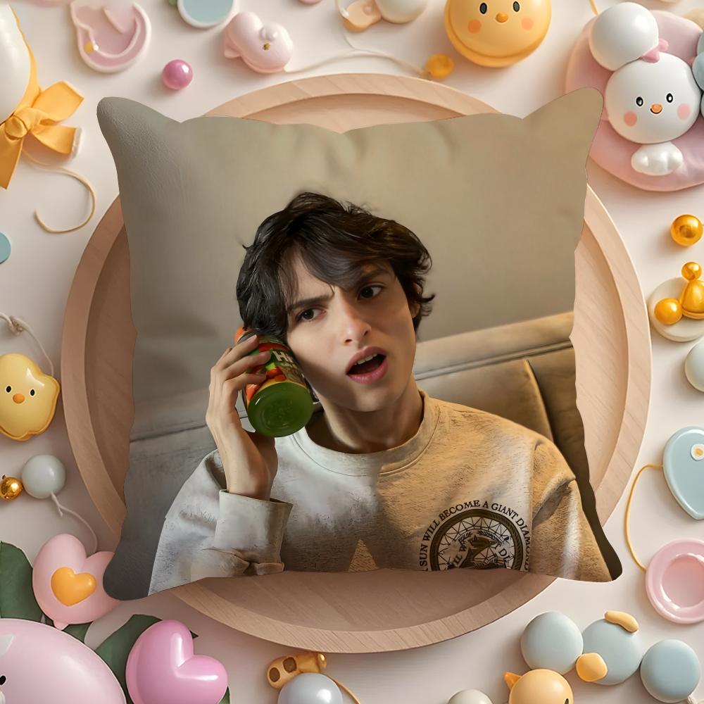 Custom F-Finn WolfhardS Cushion Cover Home & Car Multi-Scene Pillow Cover - Reversible, Soft & Durable for Daily Use