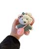 Colorful Dongdaemun Plush Bear Keychain & Phone Strap