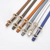 Narrow Belt Women's Fashionable Versatile Dress Belt Thin Decoration Retro Gold Buckle Summer Trousers