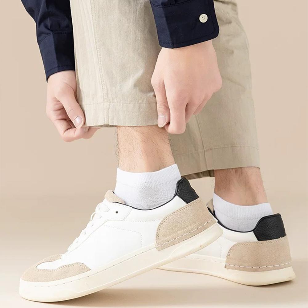 10 perechi de șosete pentru glezne, unisex, ușoare, pur din bumbac, respirabile și care elimină umezeala, rezistente la mirosuri, pentru vară