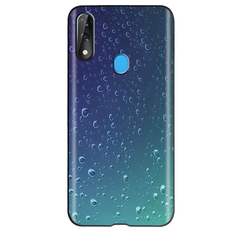 Etui do ZTE Blade V10 Modny Wzór Kwiatowy Serce Etui na Telefon do ZTE Blade V10 Vita V 10 Czarne Silikonowe Miękkie TPU Zderzak