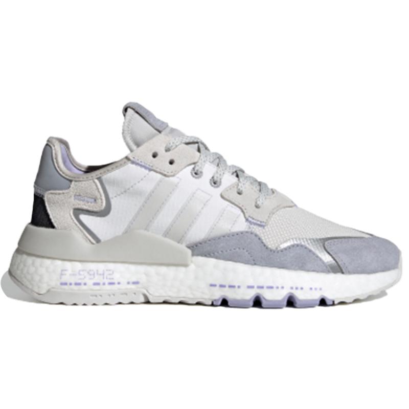 Adidas Originals Nite Jogger 'Gray White Light Purple' Women's Sneakers H03250