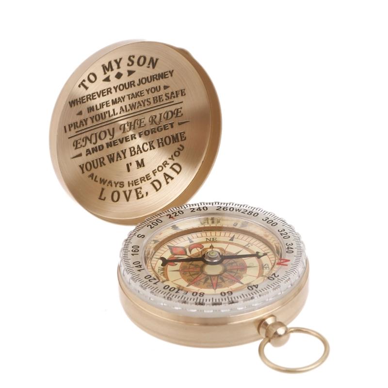 Personalized Compasses Vintage Directional Compasses Adventure Accessory Birthday Gift for Son/Daughter/Husband/Wife