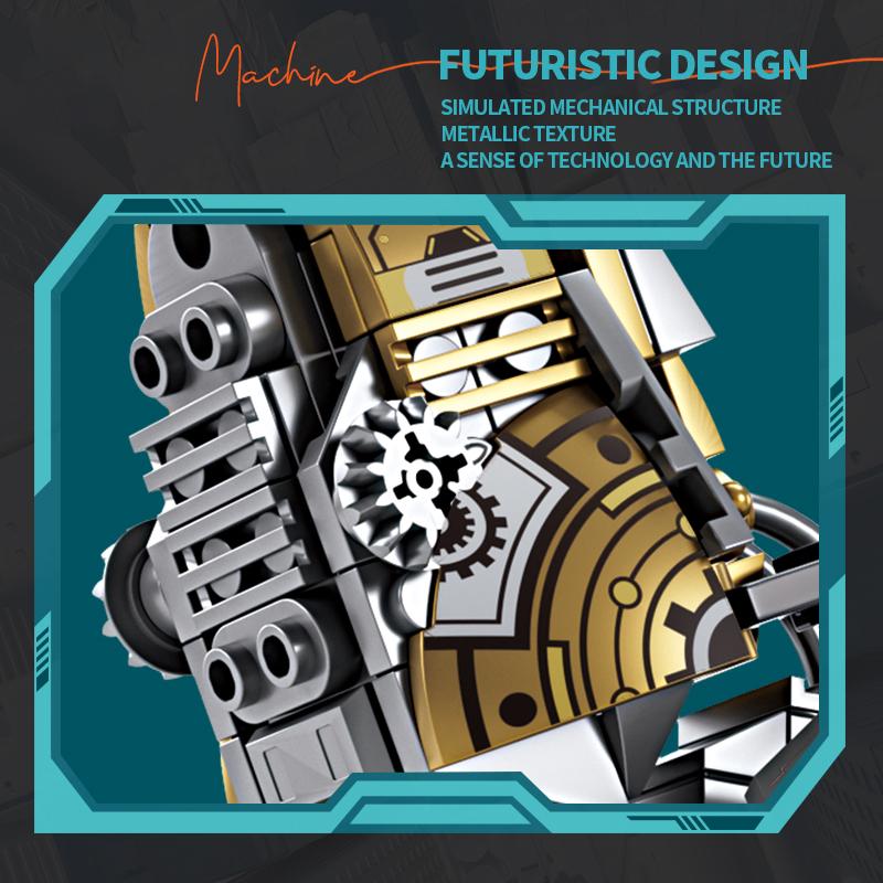 924PCS Mechanical Elk Building Blocks Creative Animal Robot Model Assembly Bricks Desktop Decoration Kids Toys Holiday Gifts No Box