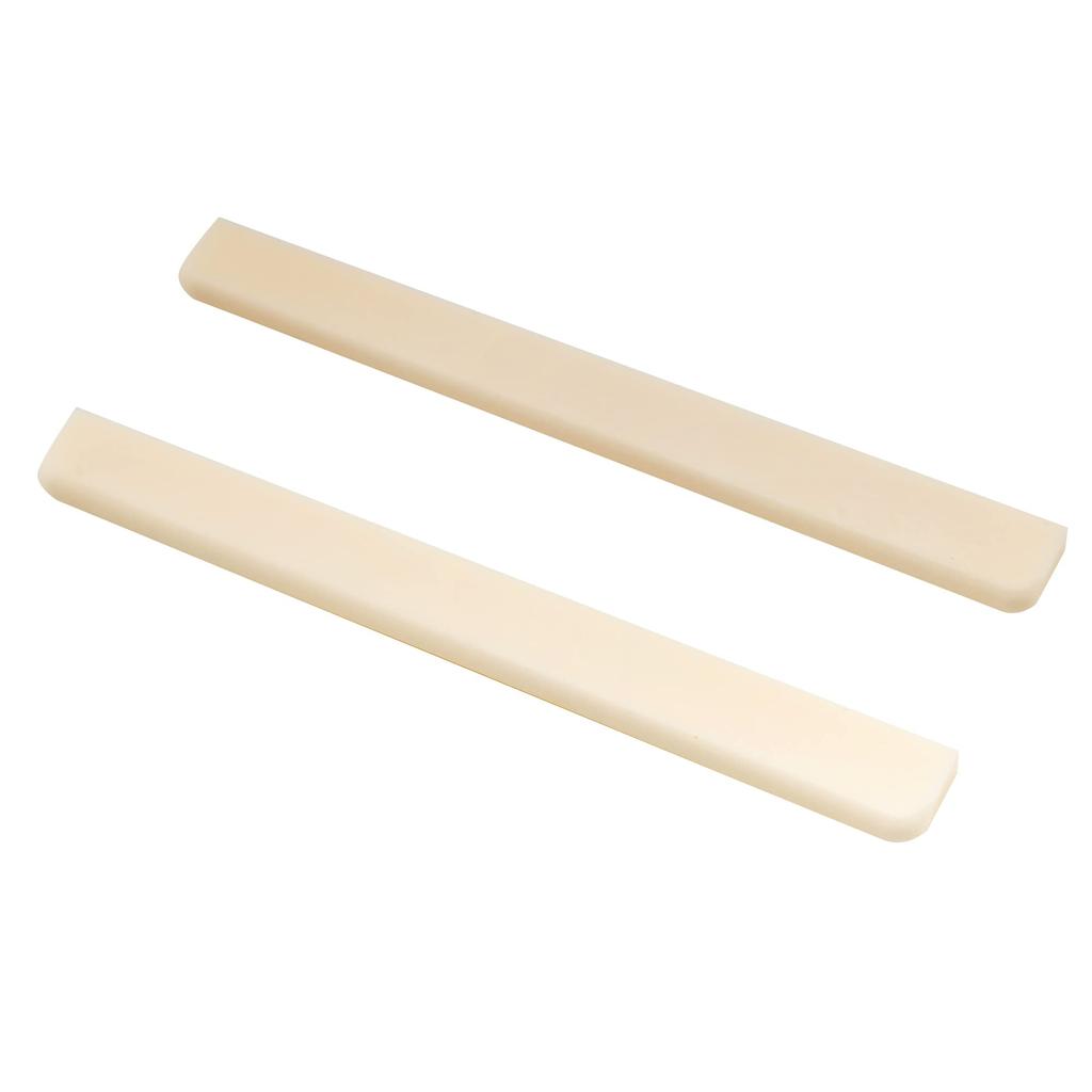Musiclily DJ-04 Knochensättel für Konzertgitarre, 80x3x9mm (2er-Pack)