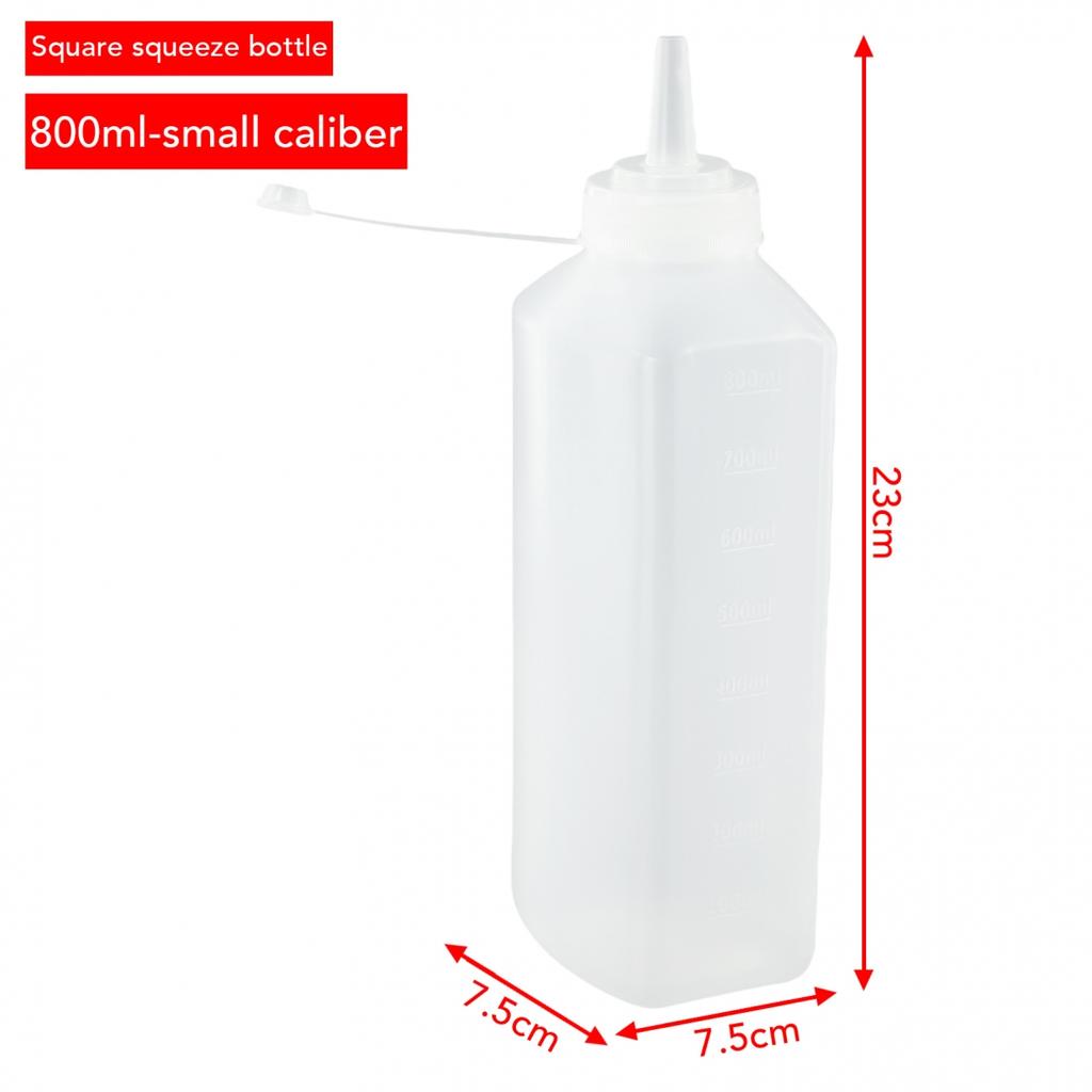Flacone Spremi Salsa Antipolvere Utensili da Cucina Plastica