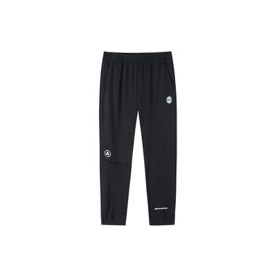 Loose Cuff Casual Sports Pants Men Bottoms Black 952218746-2