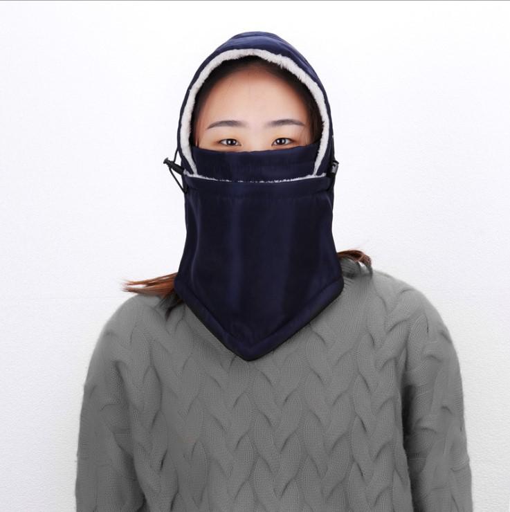 Outdoor Cycling Fleece Balaclava: Windproof, Ear-Protecting, Warm, Snow-Resistant Hat