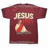 Jesus Raves Funny Electronic Music Festival DJ T Shirt Dance Graphic Cotton Streetwear Short Sleeve Birthday Gifts Tshirt Men