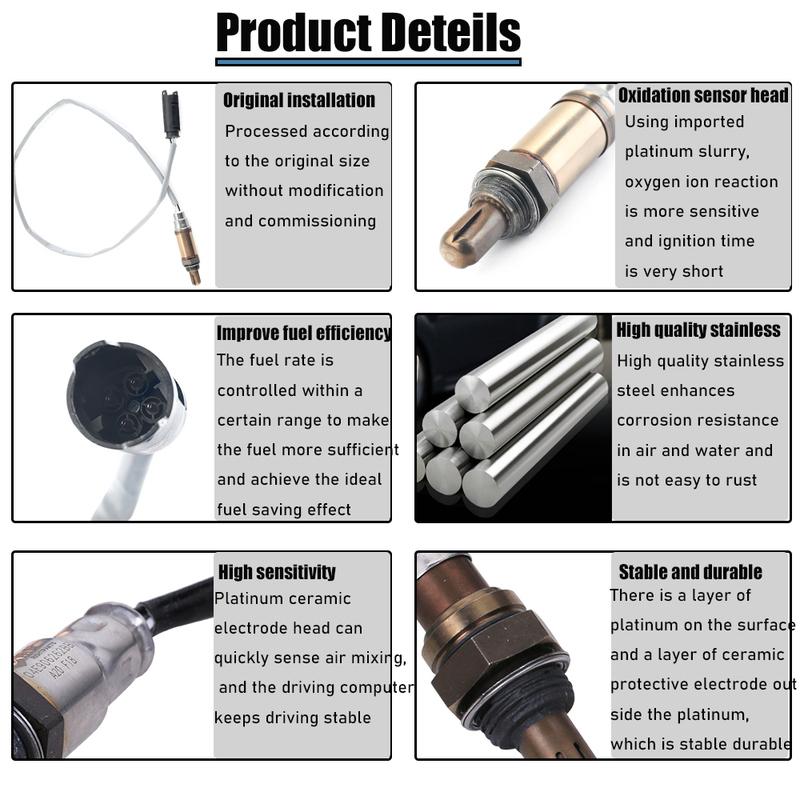 RIGHTPARTS Lambda Oxygen O2 Sensor For BMW 320I 325CI 330I 530I Z3 X3 X5 2001-2002 For BMW Sensor 11787513963 11781433940