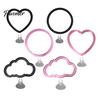 Aquarium Training Equipment 1/3Pcs Betta Fish Exercise Ring with Suction Cup, Interaction Toy Feeding Ring, Tank Enrichment Toy, Accessories Loop