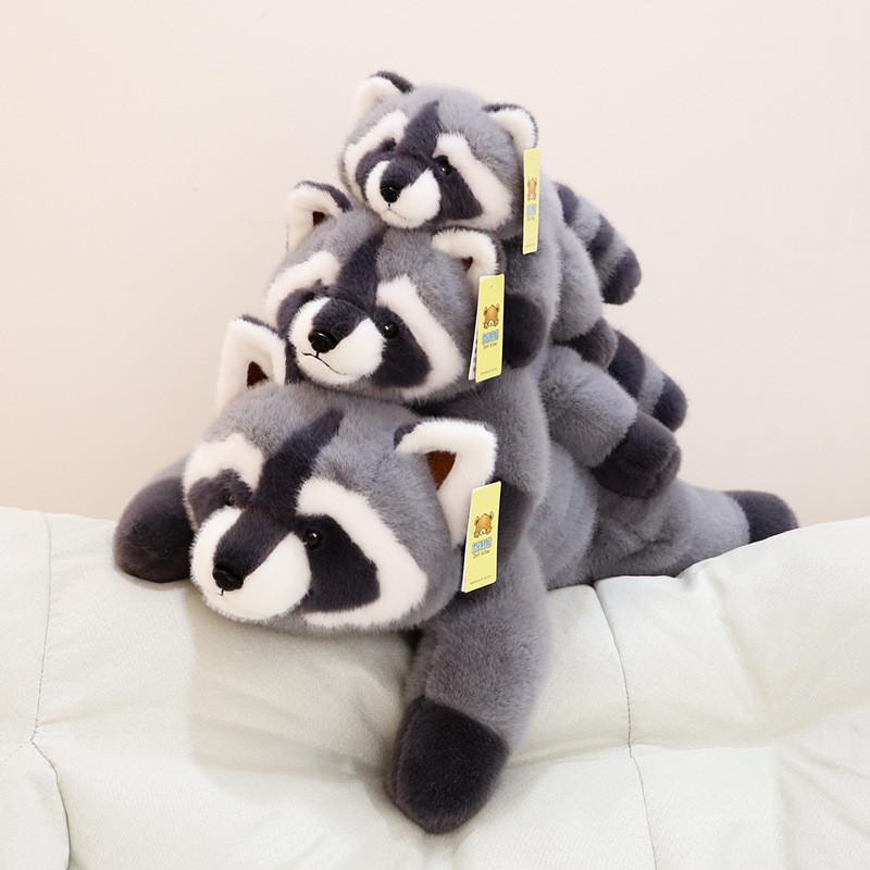 Cute Raccoon Plush Toy With Pp Cotton Filling For Kids And Giftgiving