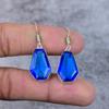 Tanzanite Quartz Gemstone 925 Sterling Silver Jewelry Earring 1.58" M-369