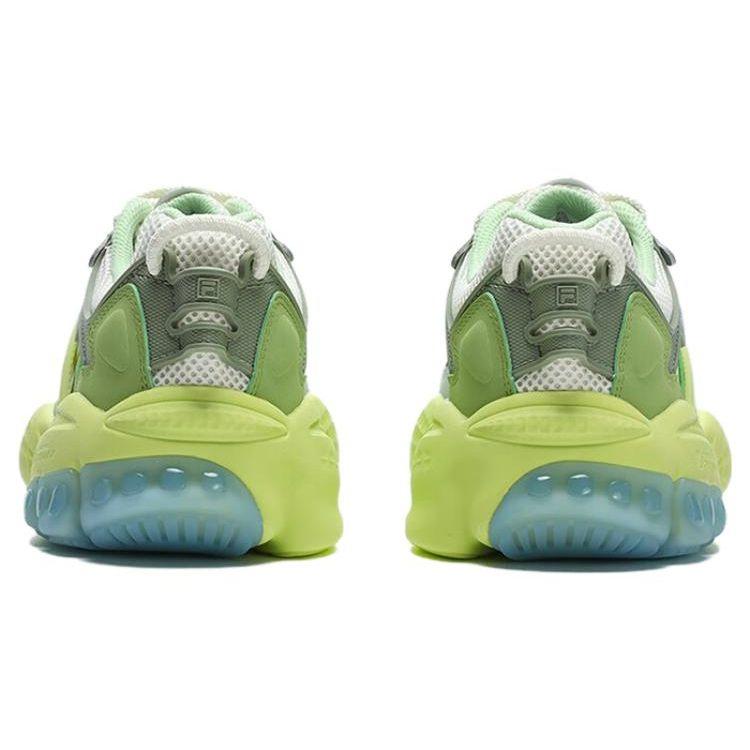 Fila Ladder Fabric Synthetic Leather TPU Sports Low-Top Lifestyle Shoes Women Sneakers Olive-Green F12W322101FBH