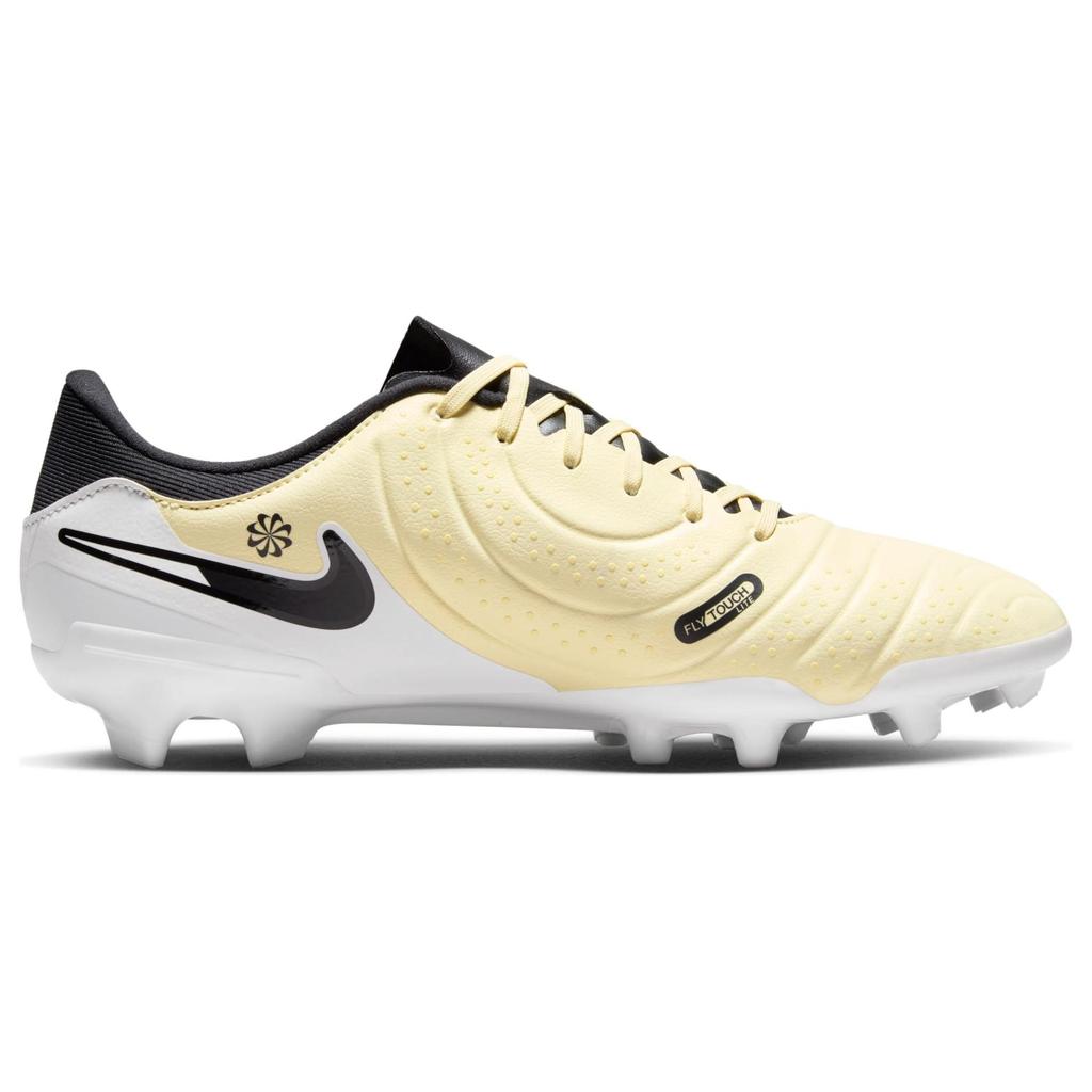 Nike Tiempo Legend 10 Artificial Turf Abrasion Resistant Slip Resistant Soccer Shoes Men's Yellow White Black DV4337-700