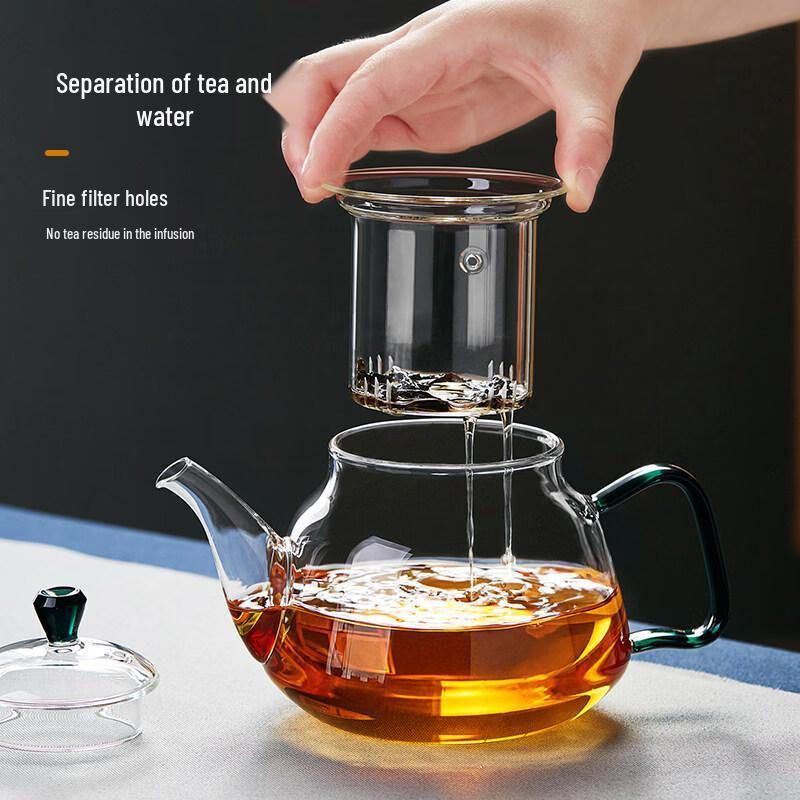 ZISIZ High-Temperature Resistant Glass Teapot