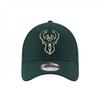 Milwaukee Bucks Unisex Adult New Era 9Fifty Logo Baseball Cap