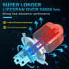 H4 LED Motorcycle Headlight Bulb Hi/Lo Beam Bulb 3000 Lumens White 6000K CSP Chips LED Motorbike Scooter Headlamp Fog Lights