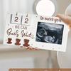 Baby Ultrasound Examination Frame, Desktop Counter Ornament, Wooden, Ultrasound Single Frame, Wooden Frame, DIY Decorative Ornament