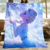 Frozen Elsa Queen Cartoon Soft Blanket Warm Blanket Comfortable Blanket Picnic Bed Sofa Family Bedroom Children's Room Napping