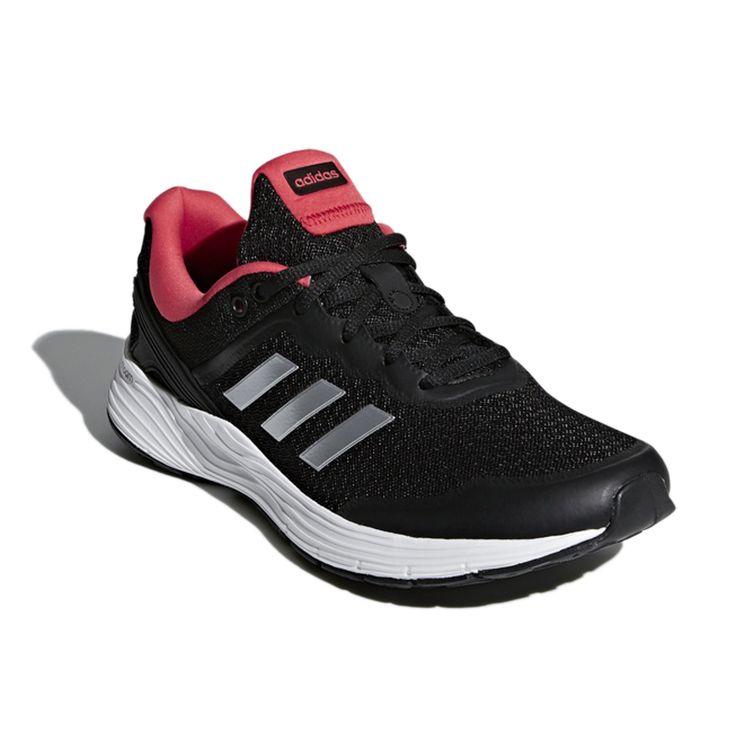 Adidas Neo Fluidcloud Ambitious Simple Mesh Durable Low-Top Running Shoes Women Sneakers Black CG3906