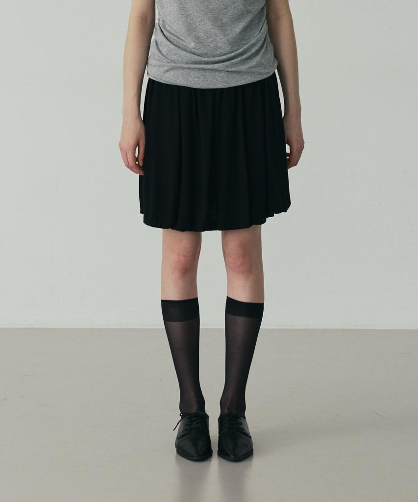 Linte Tencel Balloon Skirt Black
