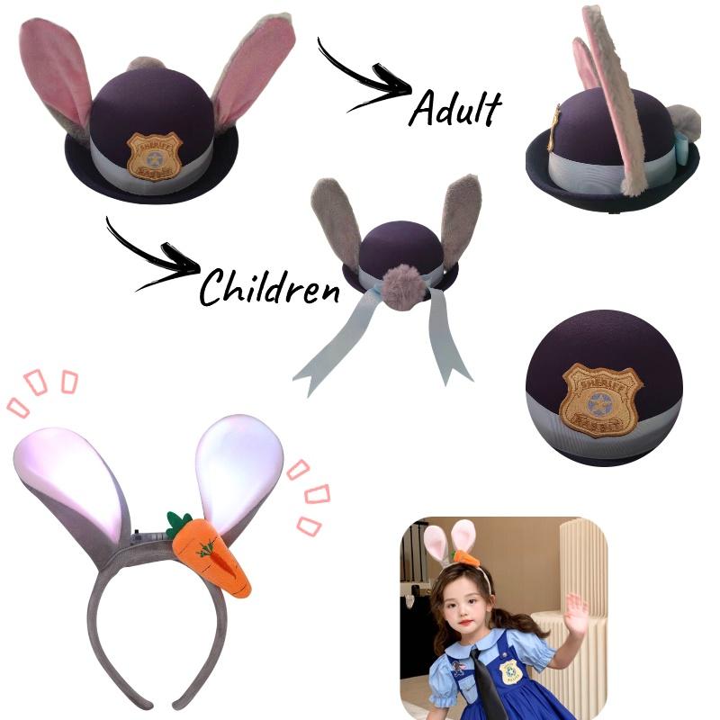 Glowing Headgear For Judy Cosplay Costume Perfect For Kids And Adults