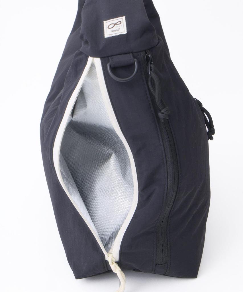 POMY A4 Tote Cooler Direct Attachment to the Main Unit Bag, Water-Repellent, Lightweight, Mother's, Pocket, D-Ring,