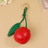 PU Leather Tomato Red Fruit Exquisite Creativity Bag Charm Cute Vegetable Backpack Pendant Accessory Gift Bag Charm