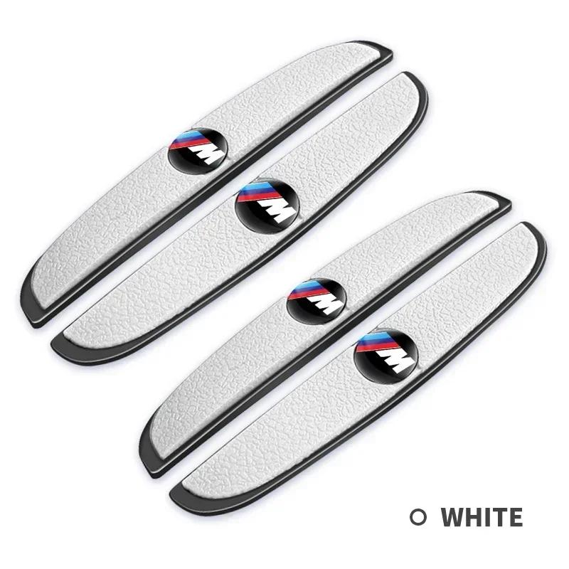 4pcs Rubber Bumper Strip Car Door Anti-Collision Emblem Sticker For Bmw E46 E39 E90 E60 E30 F10 F11 F20 F30 G20 G30 X1 X3 X5 Z4