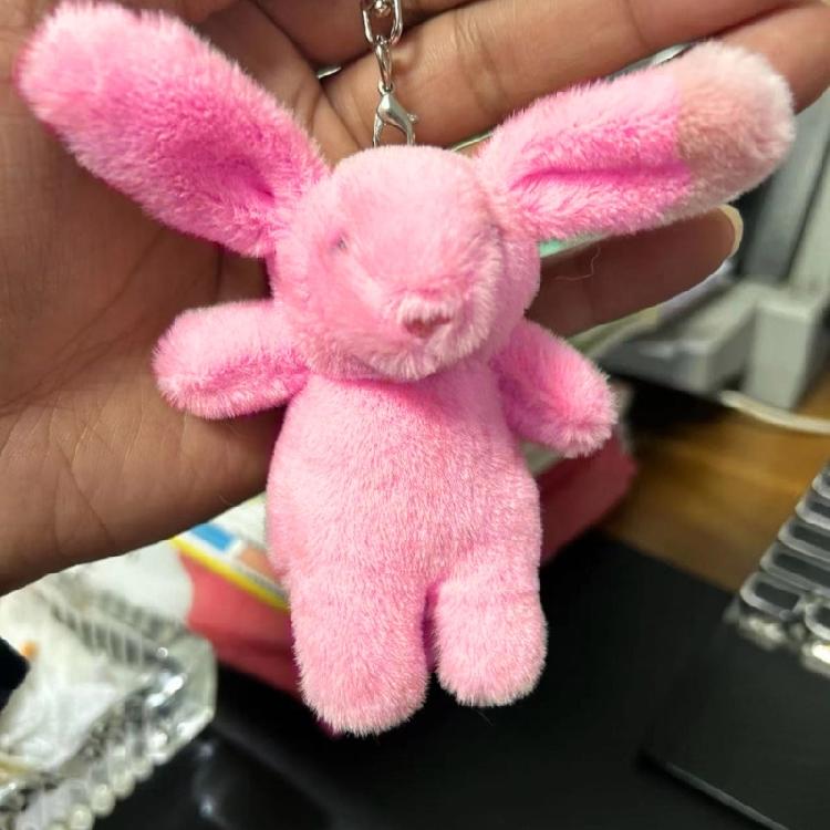 Cartoon Rabbit Keychain Bag Pendant Charming Accessory for Birthdays and Parties