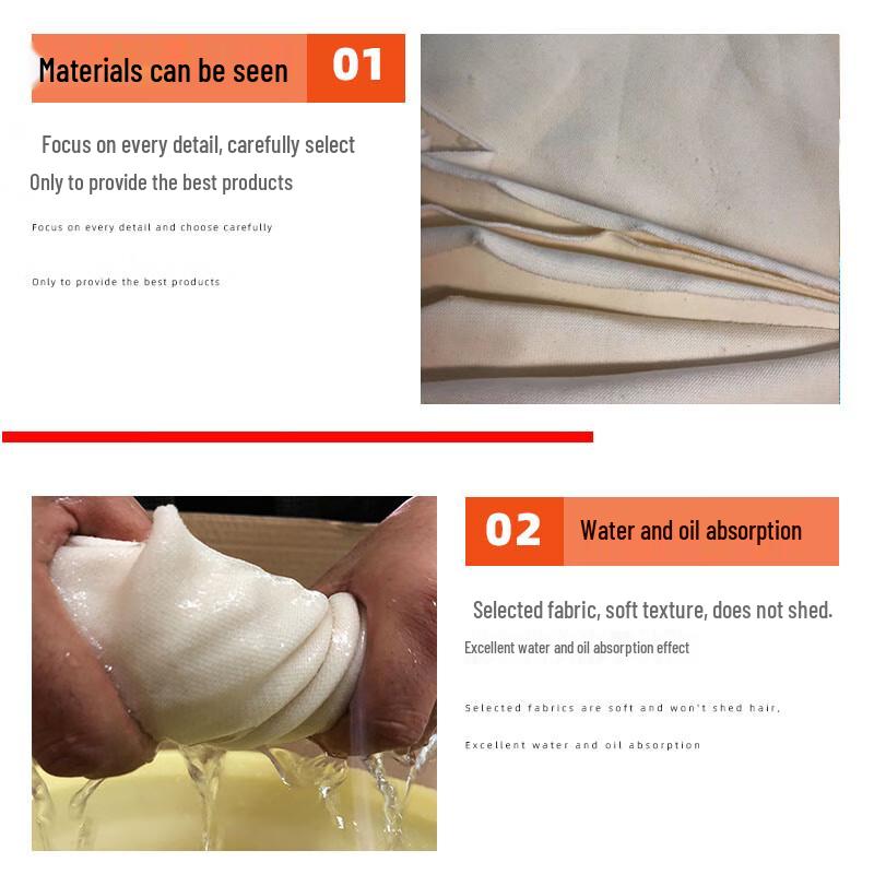 Cotton Industrial White Cleaning Rags