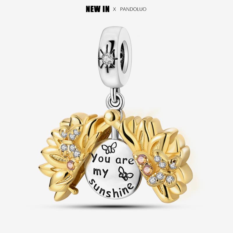 Brand Latest Arrival Yellow Series Animal Shape Charm Bead Component Bead Components Compatible With Pandach Authentic Original Bracelet High Quality