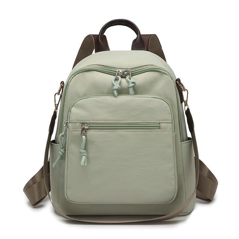 Lightweight Nylon Backpack for Women – Compact & Stylish Daypack with Multiple Pockets, Perfect for Travel, School, Work, and Daily Use