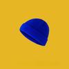Wool Hat Female Autumn and Winter Yuppie Hooligan Solid Color Melon Rind Male Cold Hat Ins Trendy Knitted Hat
