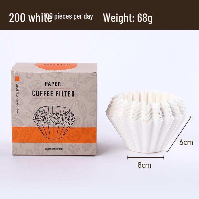 Origami Drip Coffee Filter Paper for Pour-Over Coffee Makers