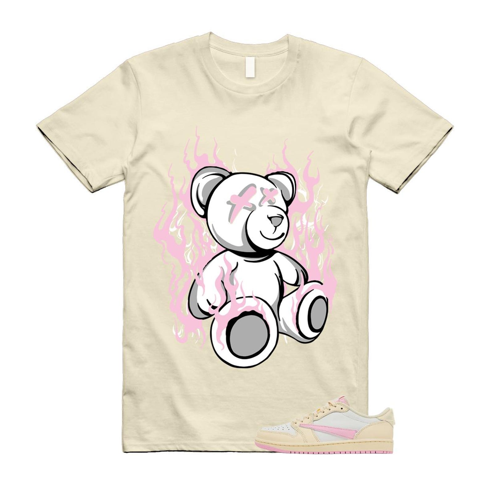 1 Shy Pink Muslin Travis Sail Retro Low OG SP T Shirt Match LIT L