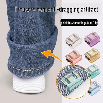 Verstellbarer Hosenbein-Kürzungsclip ohne Nähen