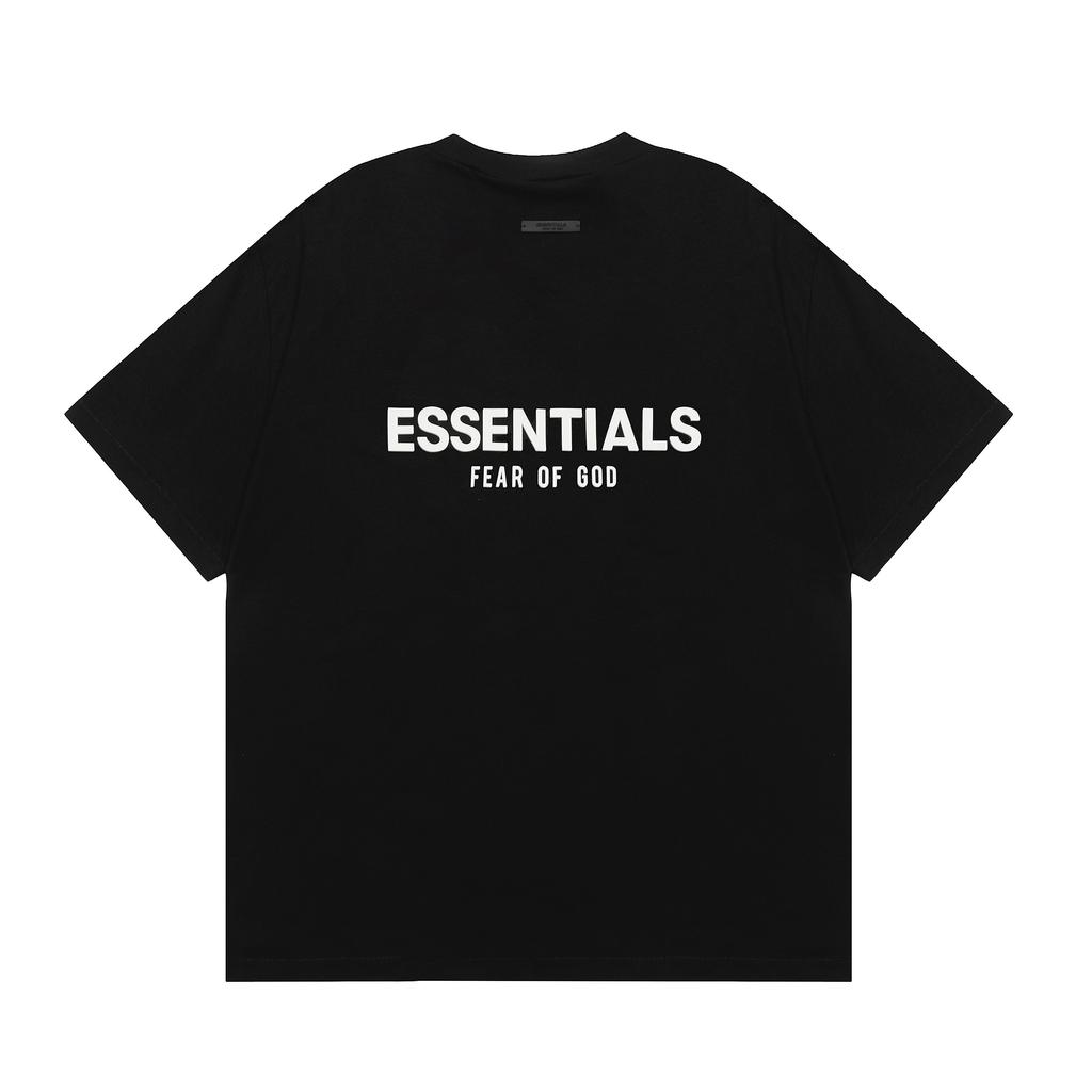 Fear of God T-shirt Oversize Essentials Stampa Lettere sul Retro Uomo Donna Cotone Puro Casual Manica Corta 3 Colori