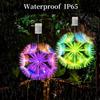 IP44 Solar Ground Pendant Lamps 19LED Starburst Lamp Fairy Lights LED Hanging Chandeliers  Party