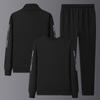 Men's Spring Autumn Large Size Hoodies 3Pcs Set Jacket+Hoodies+Pants Tracksuit Casual Outfit Athletic Sportswear