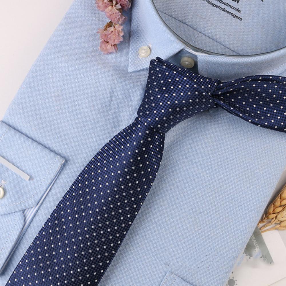 Regulowany Żakardowy Krawat Kwiatowy Miękki Pasiasty Dzianinowy Krawat Akcesoria do Garnituru