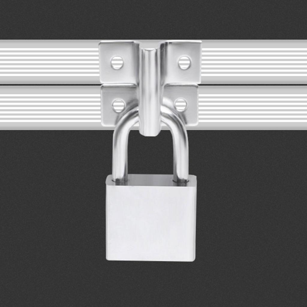 10pcs Wardrobe Security Door Gate Bolt Cold Rolled Steel Door Hasps Latches Thicken Locker Padlock Hasp Easy To Install