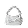 Premium Lazy Wind Drawstring Bag Fashion Versatile Folded Bag Solid Color Simple Handbag Crossbody Lightweight Underarm Bag