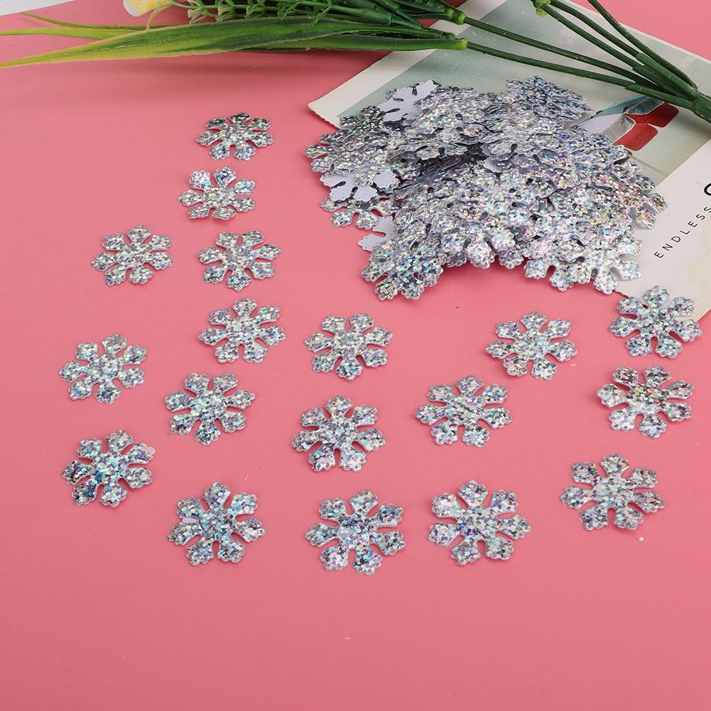 300 ks sněhových vloček, konfety, vánoční dekorativní doplněk, sněhové vločky, vánoční ozdoba méně než více než (25 mm