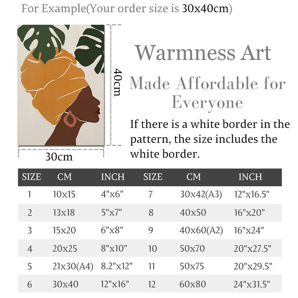 Black Woman Nordic Poster Print Wall Art Africa Boho Girl Canvas Painting Prints Hand Wall Pictures For Living Room Club Decor
