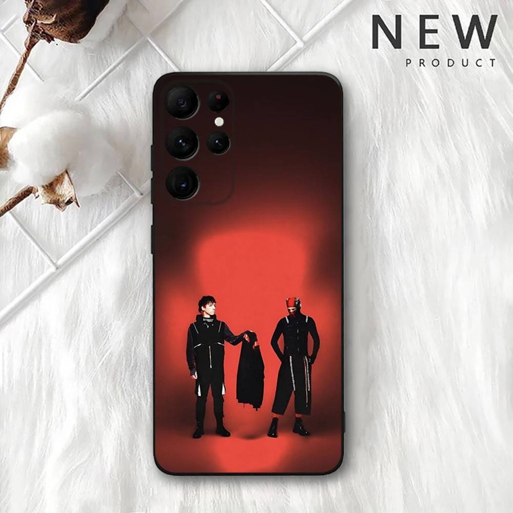 T-Twenty One Pilots Phone Case For Samsung S 25,24,23,22,30,21,10,9,Ultra,Plus,Lite,FE,4,5G Black Soft Case