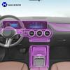 For Mercedes-Benz EQA H243 -2025 Car Interior Center Console Protective Sticker Interior Decorative Strip TPU Protective